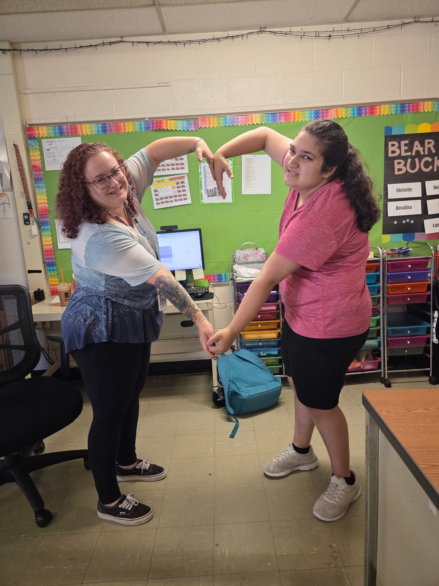 Boz Staff and Student heart